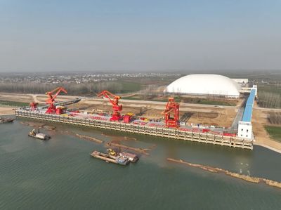 五河縣城南綜合碼頭即將交工驗收，安防設備全面護航運行安全